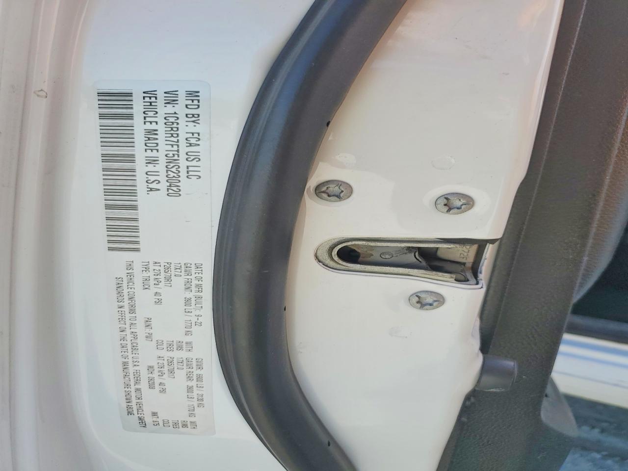 2022 Dodge RAM 1500 Classic Tradesman