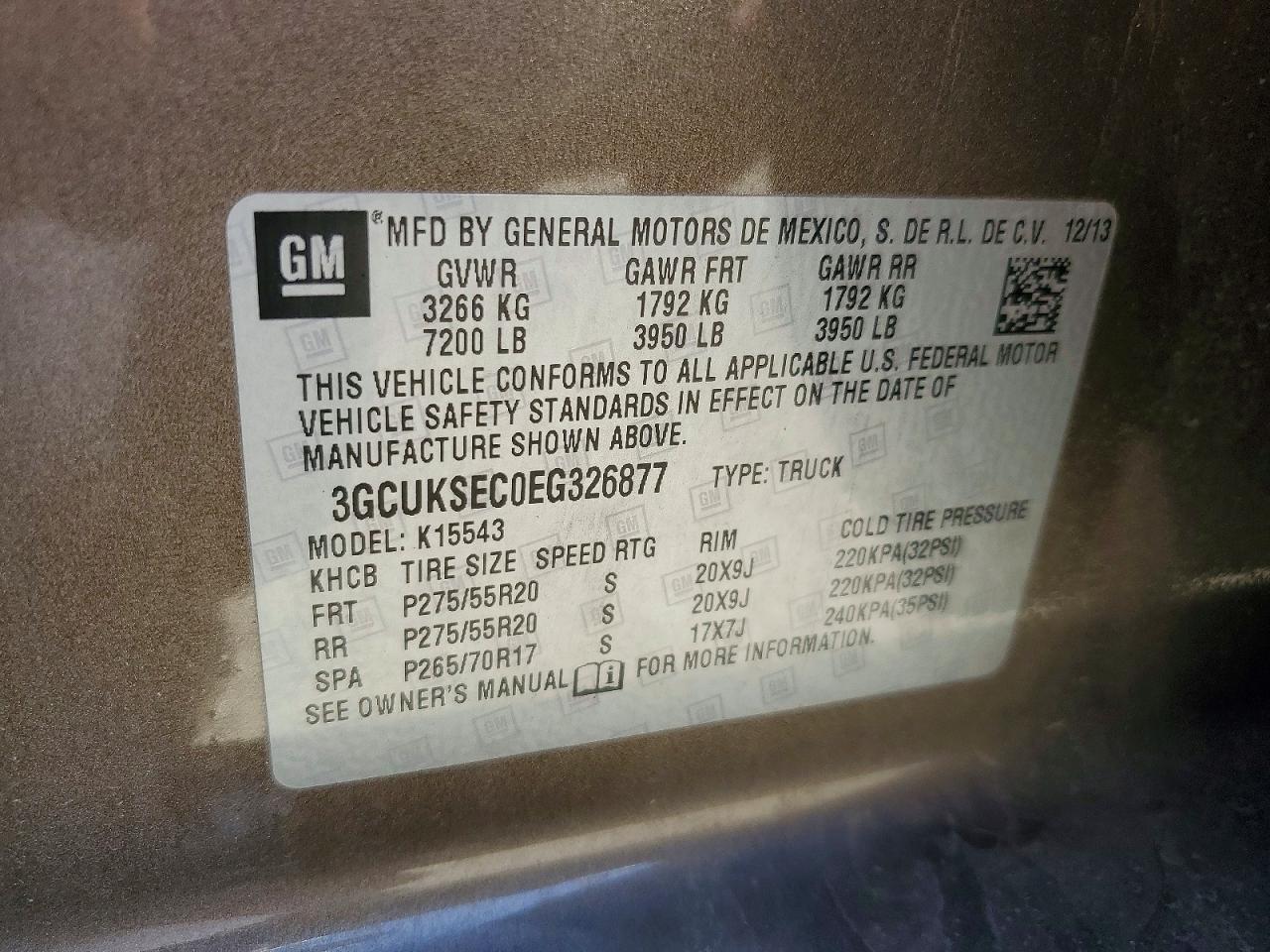 2014 Chevrolet Silverado K1500 LTZ