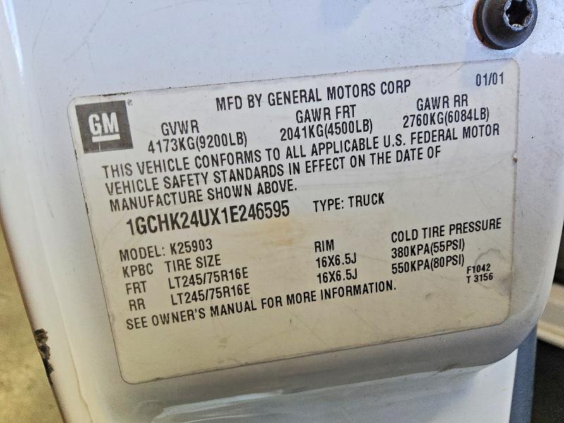 2001 Chevrolet Silverado K2500 Heavy Duty