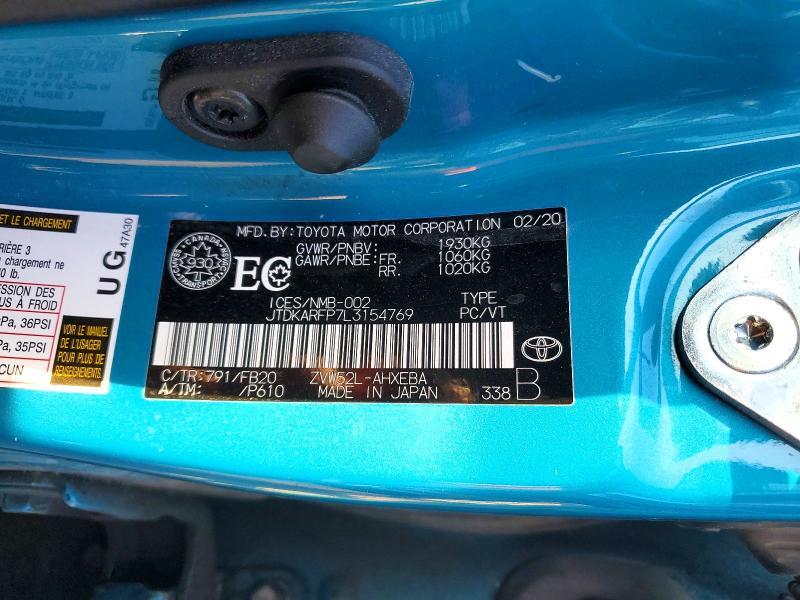 2020 Toyota Prius Prime le