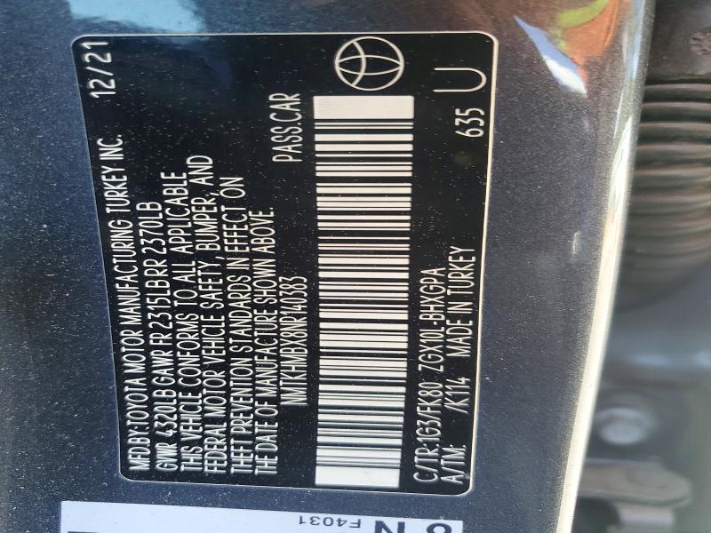 2022 Toyota C-hr xle