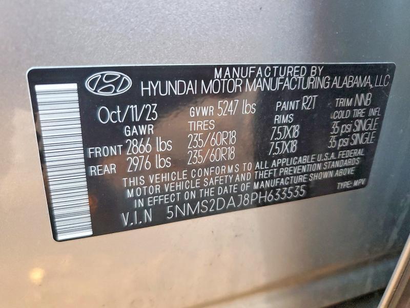 2023 Hyundai Santa fe sel