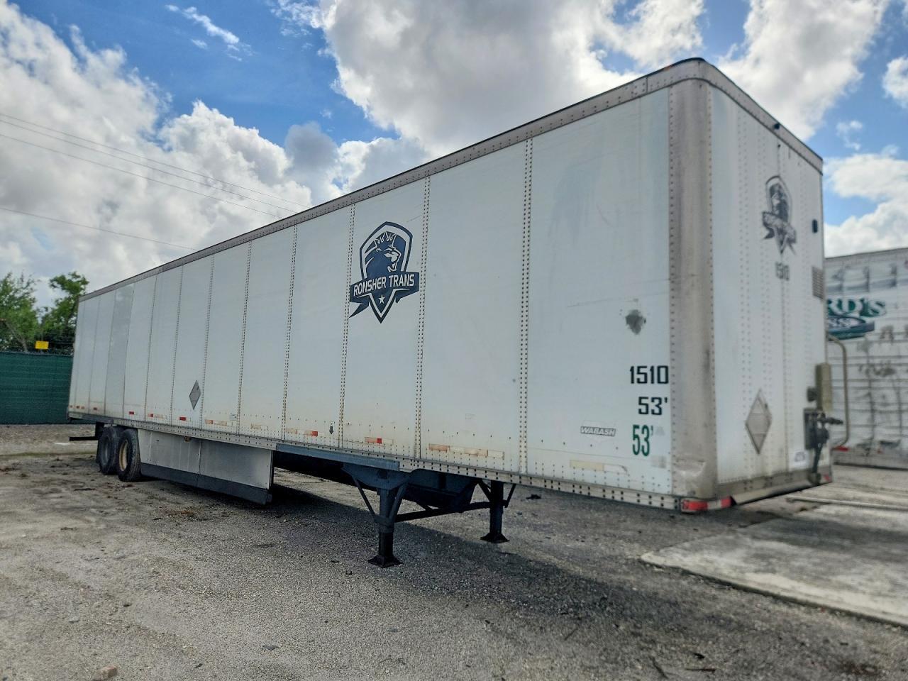 2007 Wabash Dvcvhpc DRY Van Trailer