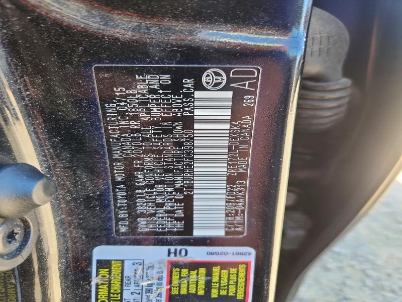 2015 Toyota Corolla s Plus