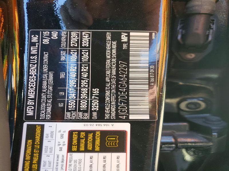 2016 Mercedes-Benz Gl 550 4matic