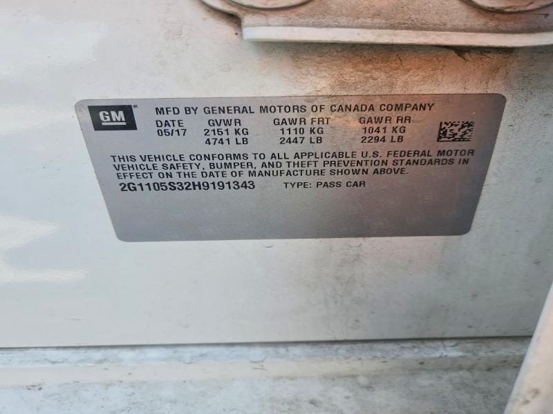 2017 Chevrolet Impala lt