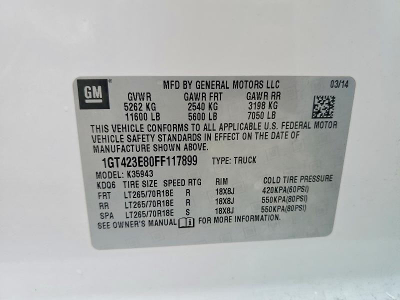 2015 GMC Sierra K3500 slt