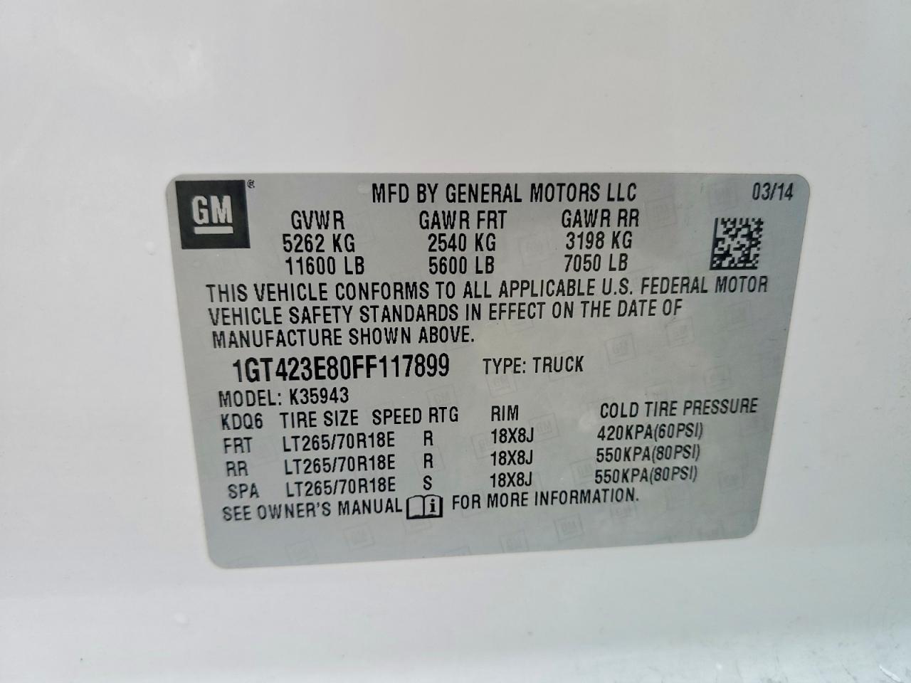 2015 GMC Sierra K3500 SLT