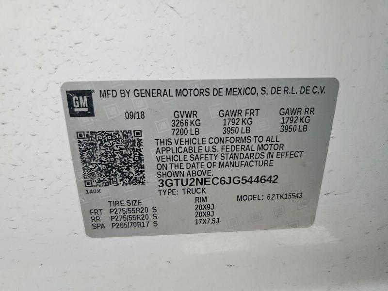 2018 GMC Sierra K1500 slt