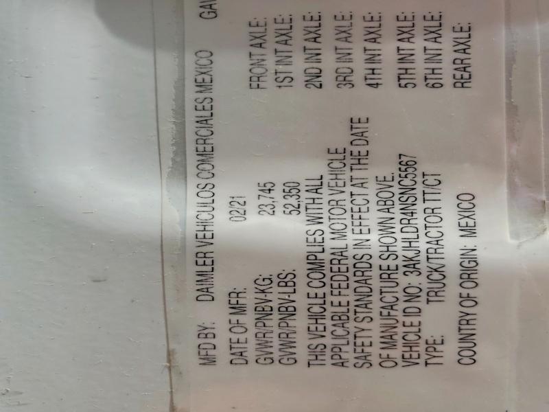 2022 Freigliner Cascadia 126