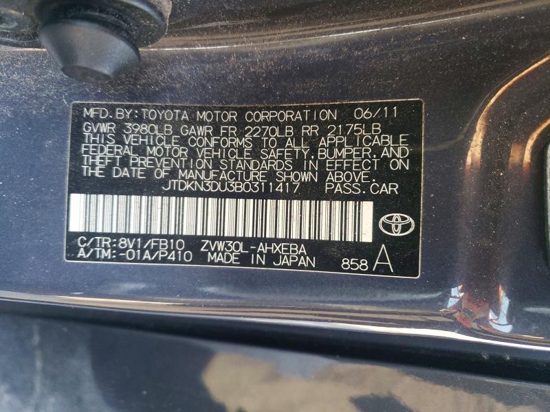 2011 Toyota Prius Three