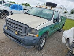Salvage trucks for sale at Houston, TX auction: 2004 Ford F350 SRW Super Duty