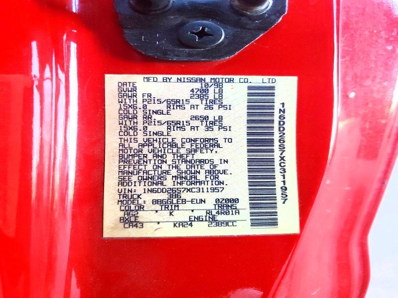 1999 Nissan Frontier xe