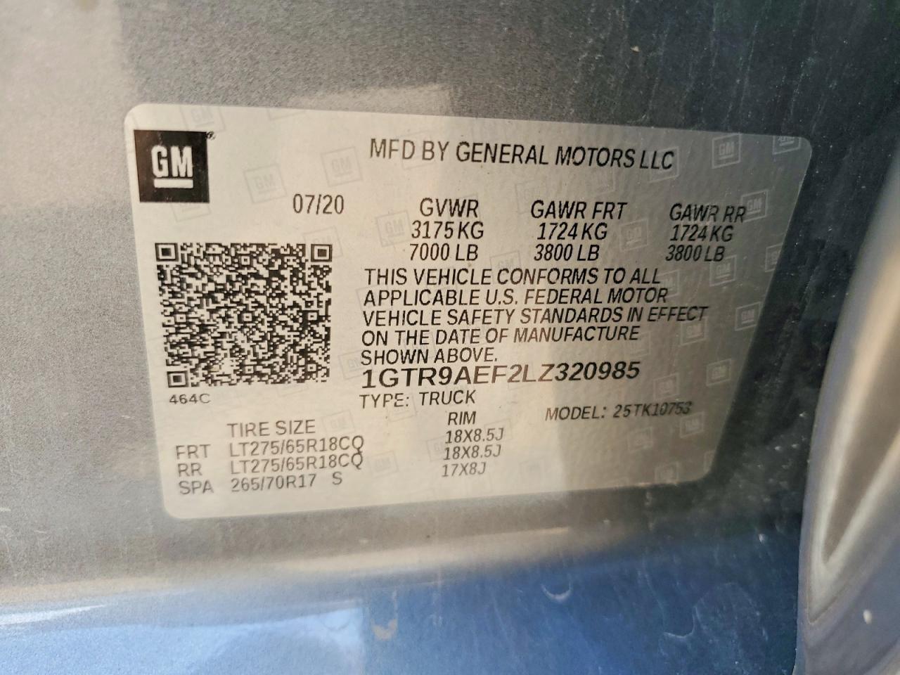 2020 GMC Sierra K1500