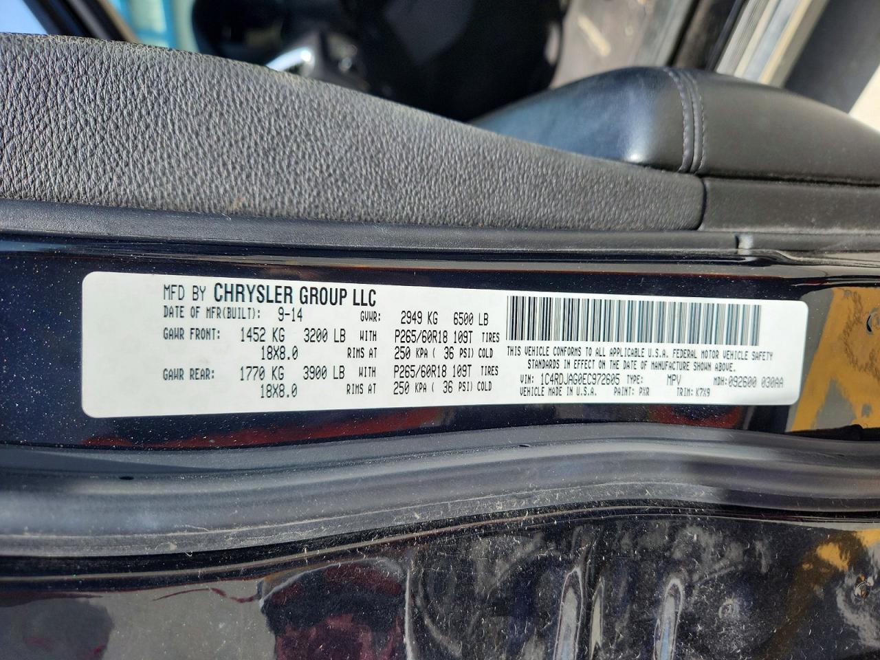 2014 Dodge Durango sxt