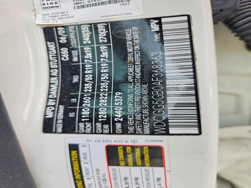 2010 Mercedes-Benz Glk 350