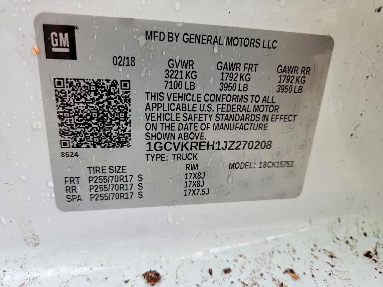 2018 Chevrolet Silverado K1500 LT