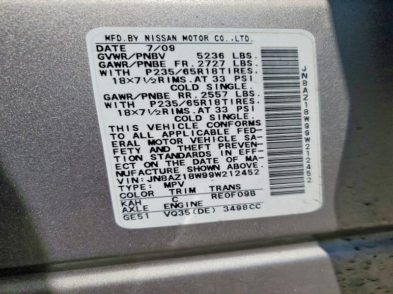 2009 Nissan Murano s