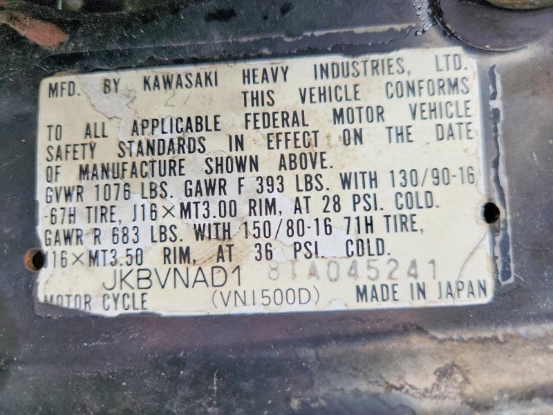 1996 Kawasaki VN1500 D