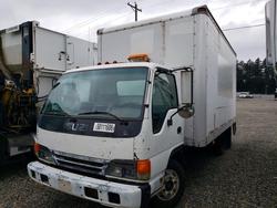 Salvage trucks for sale at Spanaway, WA auction: 2001 Isuzu NPR BOX Truck
