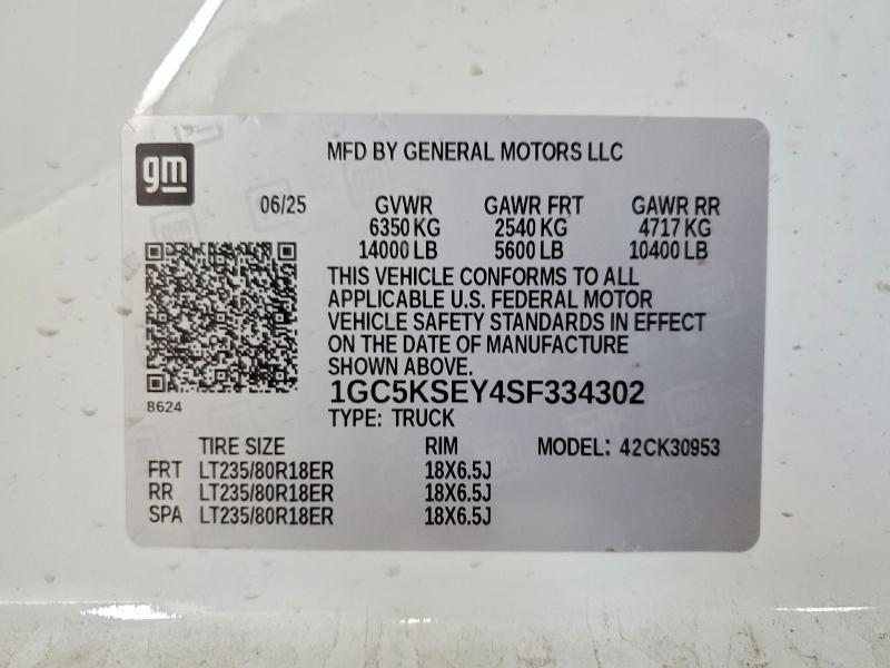 2025 Chevrolet Silverado K3500