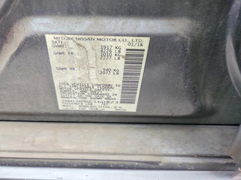 2016 Nissan Altima 2.5 sv