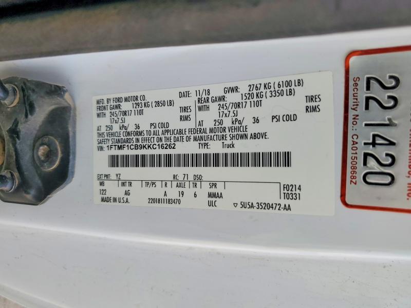 2019 Ford F150