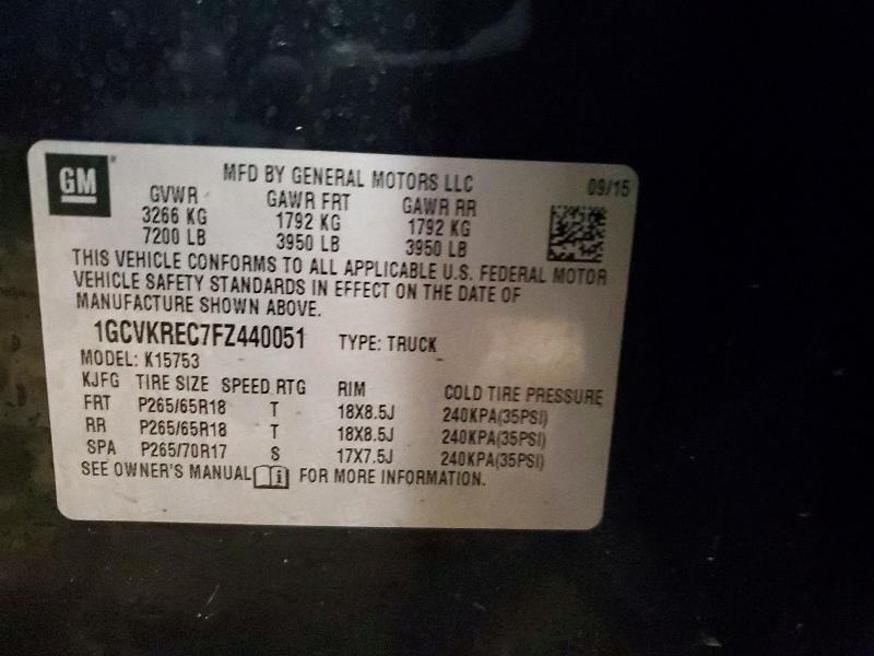 2015 Chevrolet Silverado K1500 lt