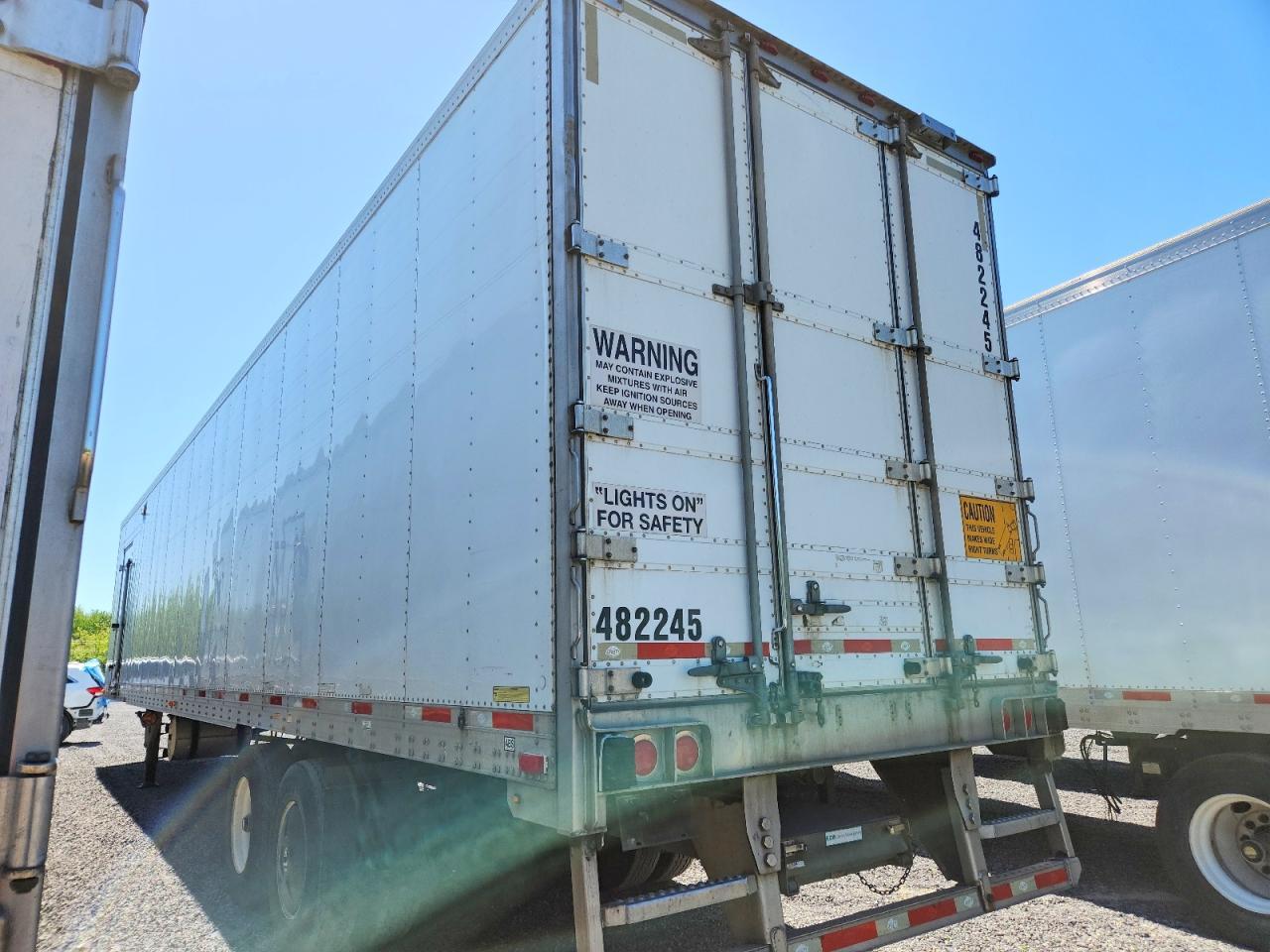 2015 Utility VS2RA Refrigerated Van Trailer