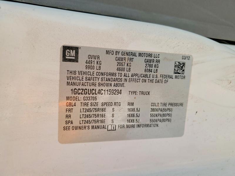 2012 Chev Express G3500