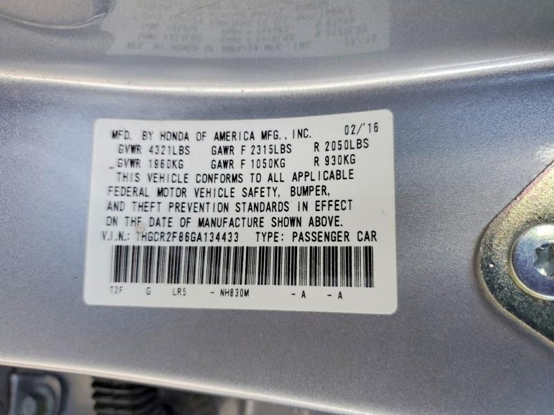 2016 Honda Accord exl