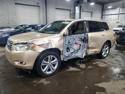 Toyota Highlander salvage cars for sale: 2009 Toyota Highlander Limited