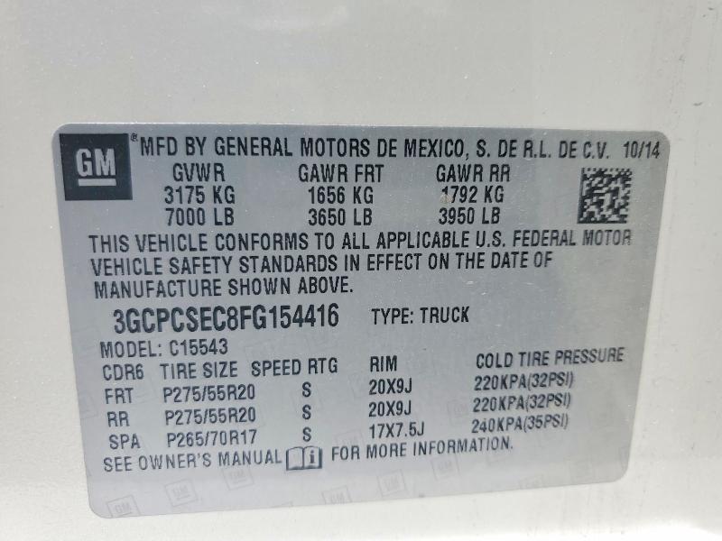 2015 Chevrolet Silverado C1500 LTZ