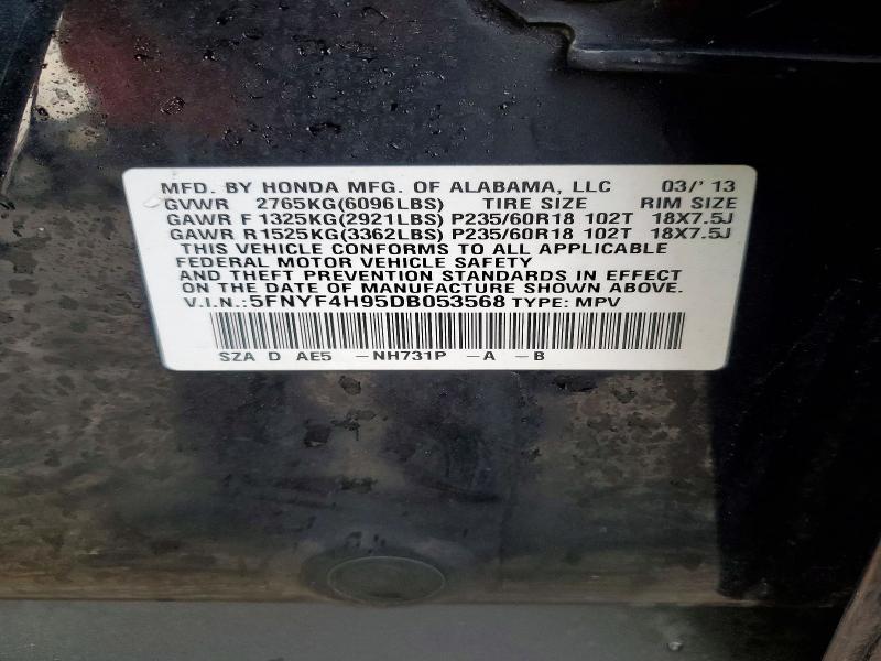 2013 Honda Pilot Touring