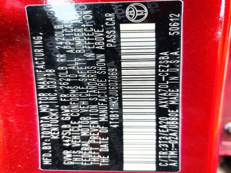 2018 Toyota Camry se