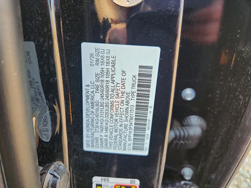 2026 Honda Ridgeline RTL