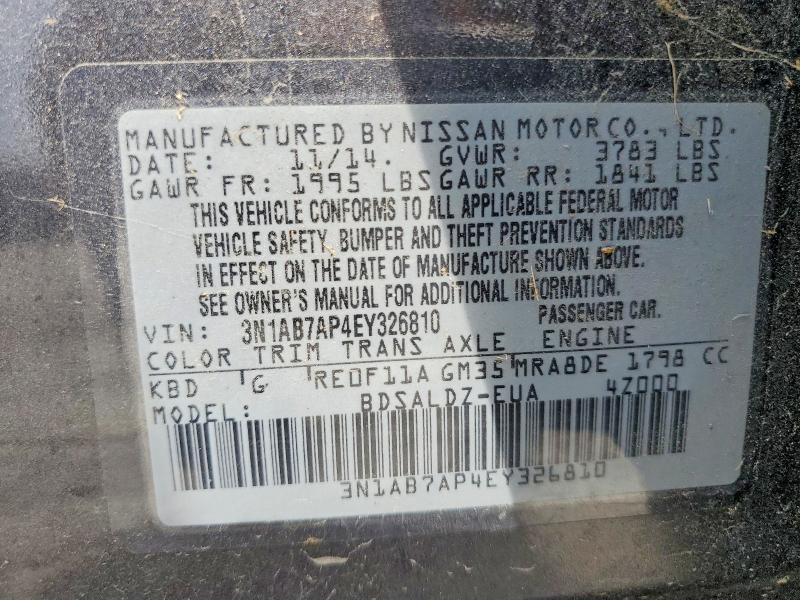 2014 Nissan Sentra sv