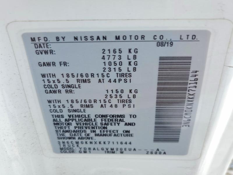 2019 Nissan NV200 Utility / Service Van