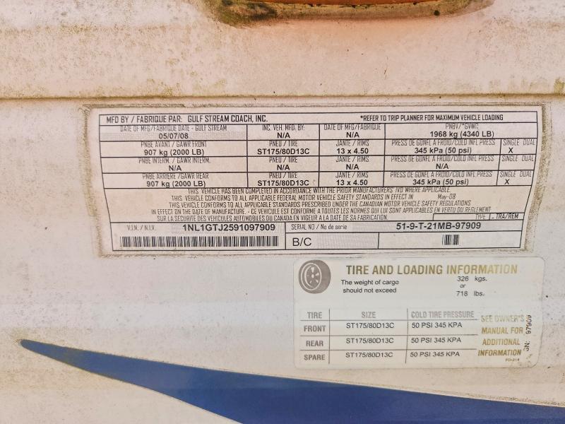 2009 Gulf Craft Inc. 2009 Gulf Stream AMERI-LITE Camper