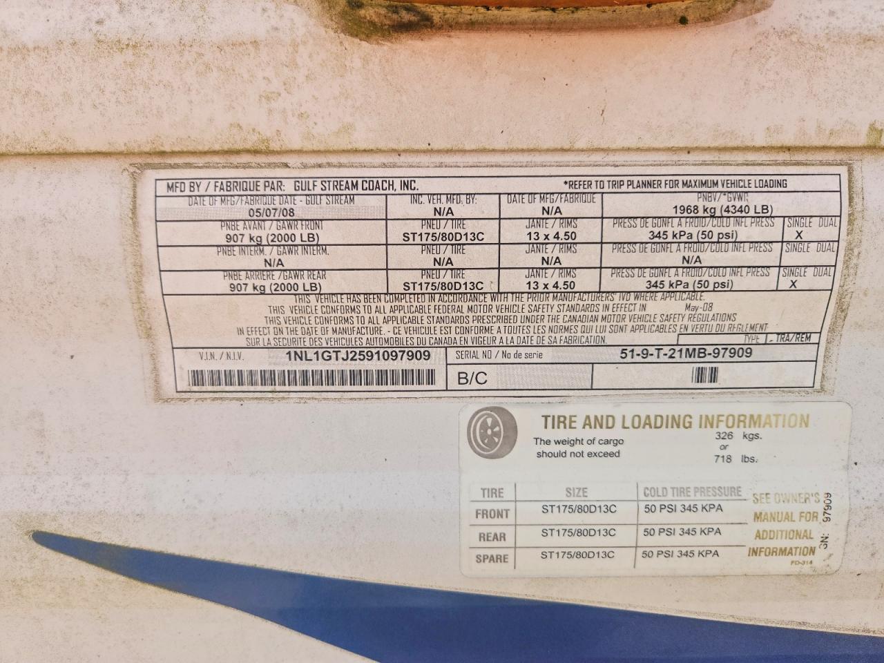 2009 Gulf Craft Inc. 2009 Gulf Stream AMERI-LITE Camper