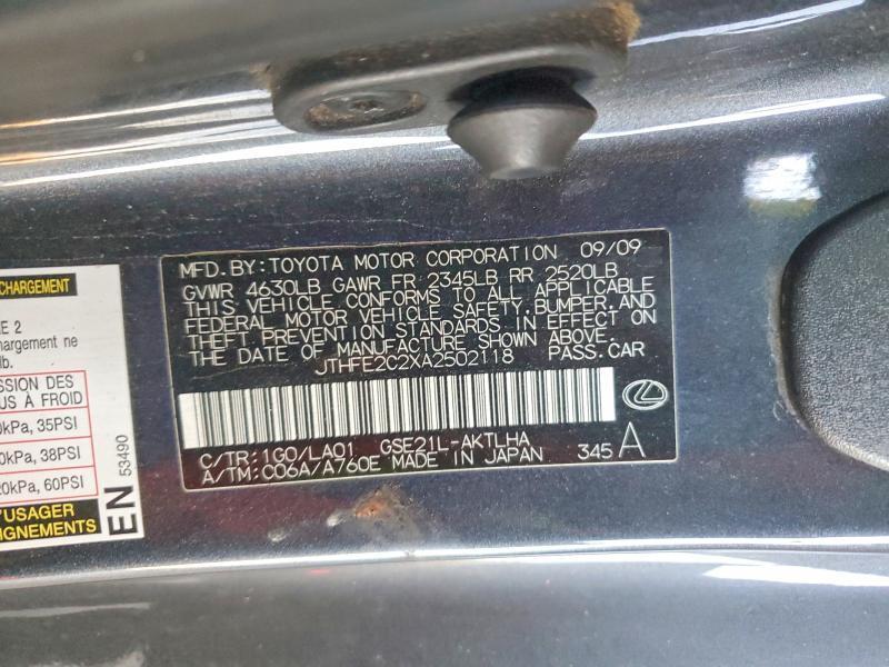 2010 Lexus Is 350