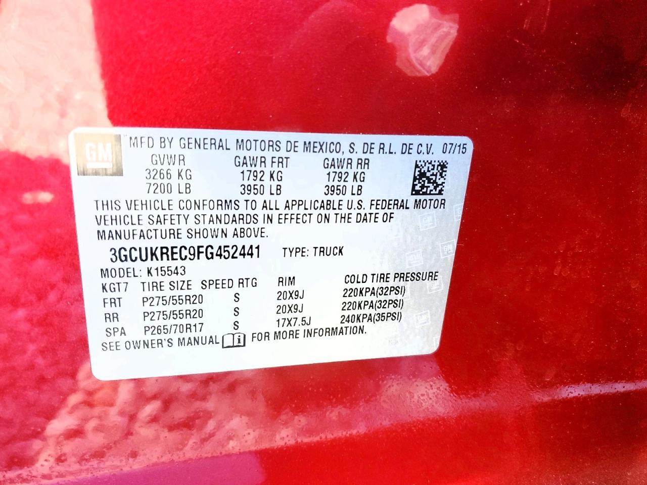 2015 Chevrolet Silverado K1500 LT