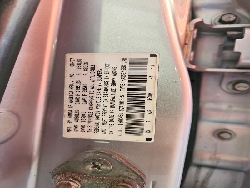 2007 Honda Accord Value