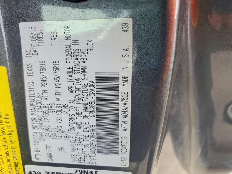 2015 Toyota Tacoma Prerunner V6