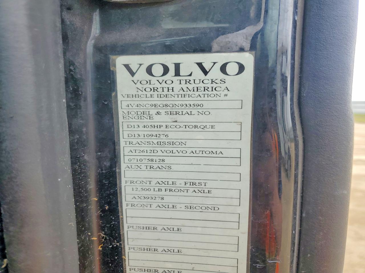 2016 Volvo VNL Semi Truck