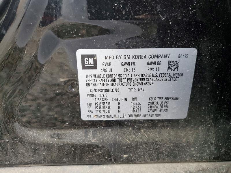 2022 Chevrolet Trax 1LT