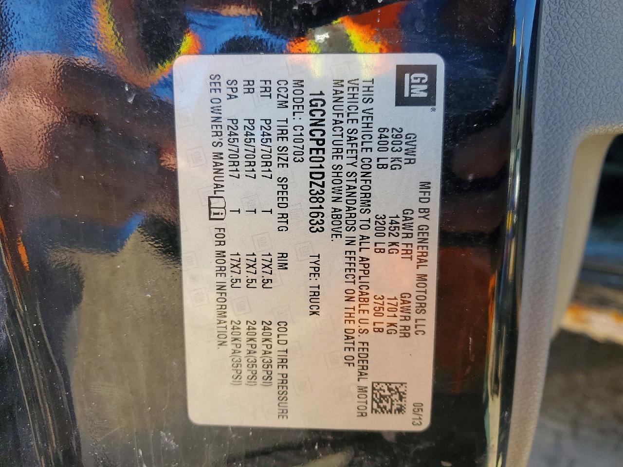 2013 Chevrolet Silverado C1500