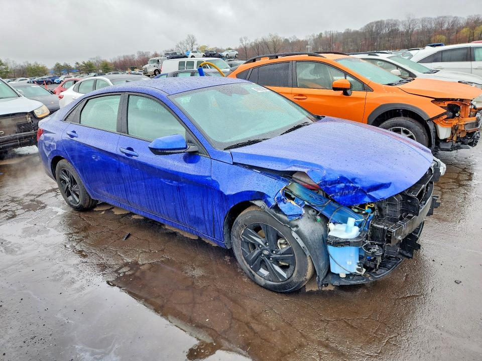 2023 Hyundai Elantra Hybrid Blue