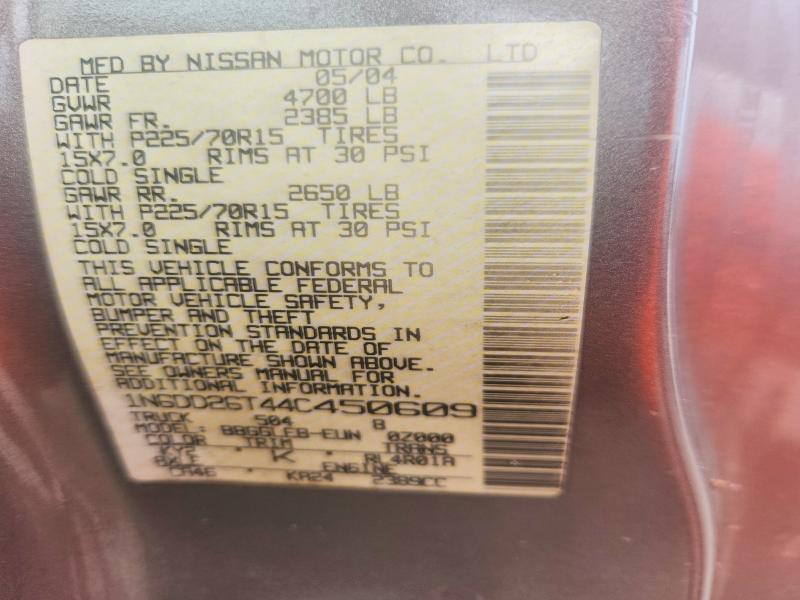 2004 Nissan Frontier Standard