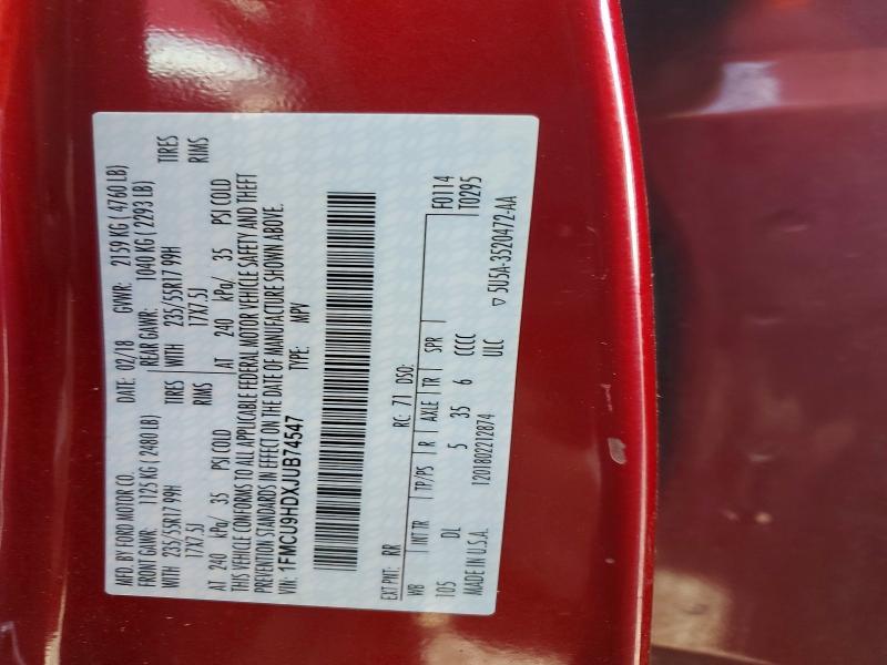 2018 Ford Escape sel